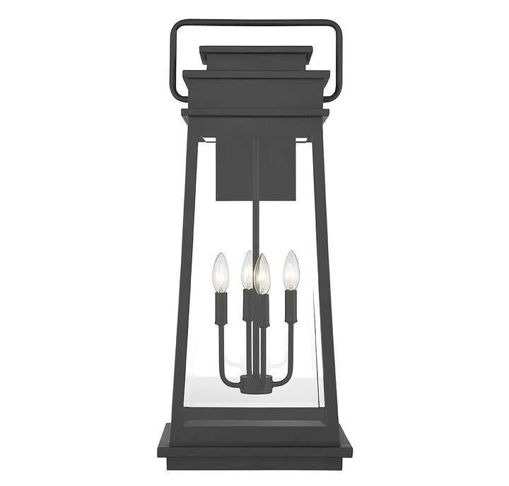 Savoy House Lighting 5-815-BK  Boone Outdoor Matte Black