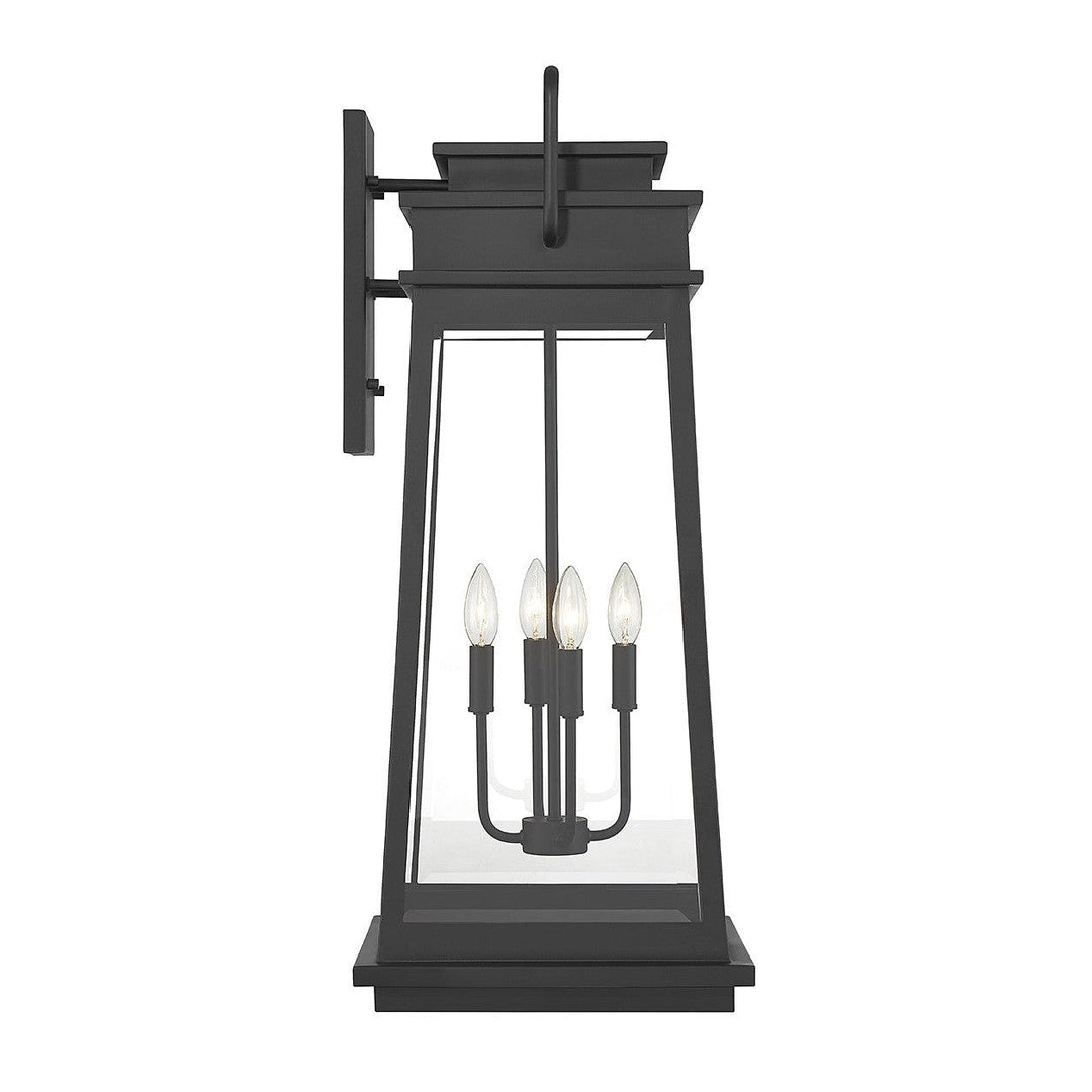 Savoy House Lighting 5-815-BK  Boone Outdoor Matte Black