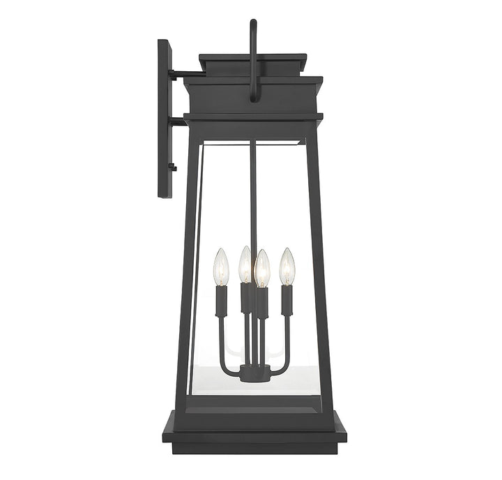 Savoy House Lighting 5-815-BK  Boone Outdoor Matte Black