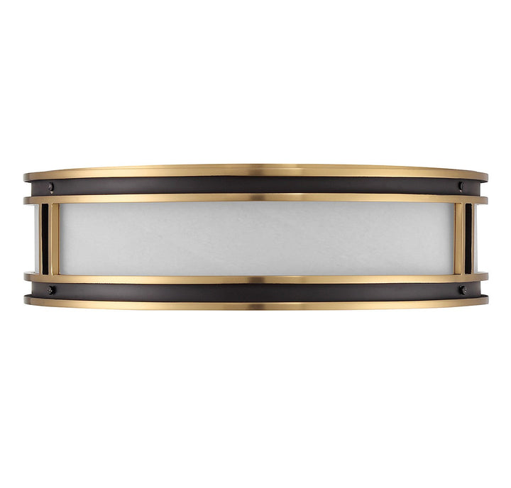 Savoy House Alberti 6-1822-4-143 Ceiling Light - Matte Black with Warm Brass