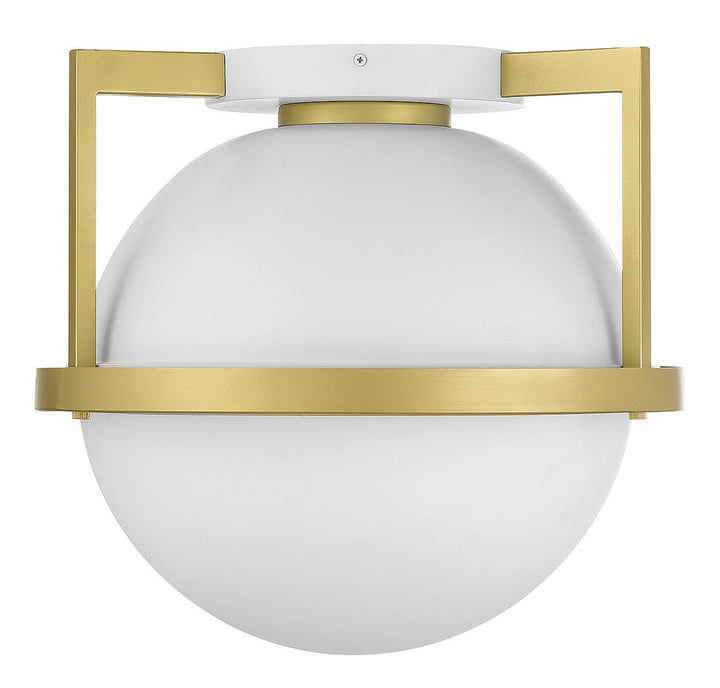 Savoy House Carlysle 6-4602-1-142 Ceiling Light - White with Warm Brass