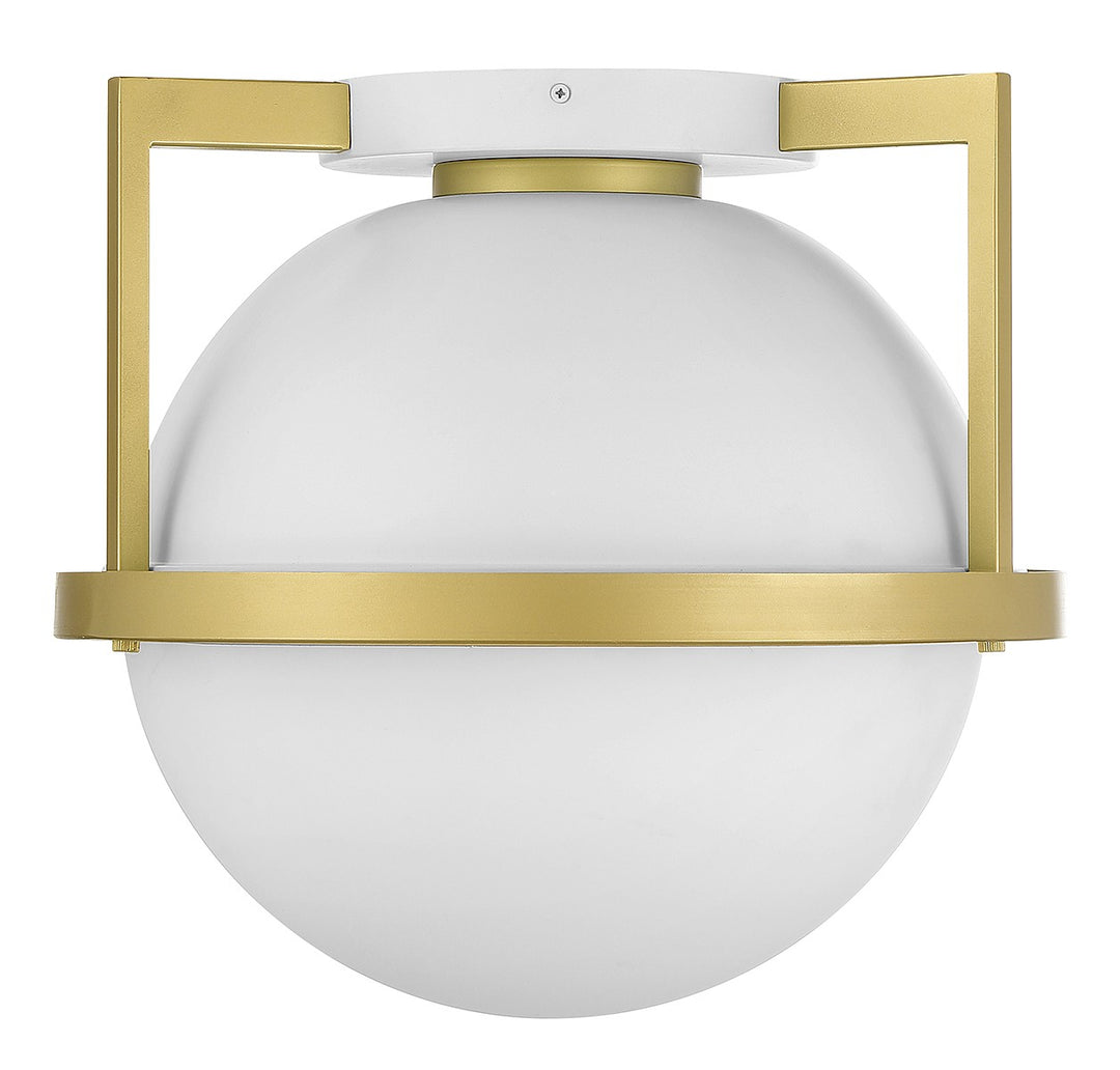 Savoy House Carlysle 6-4602-1-142 Ceiling Light - White with Warm Brass