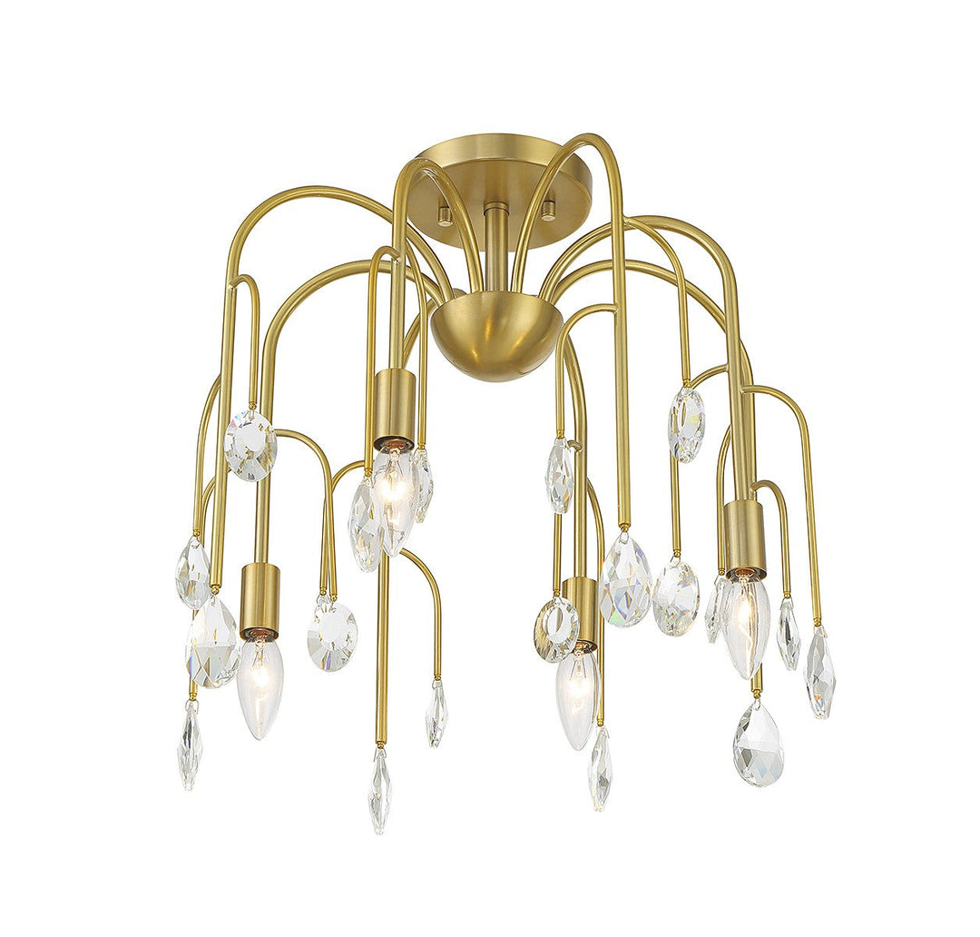 Savoy House Anholt 6-6684-4-127 Ceiling Light - Noble Brass