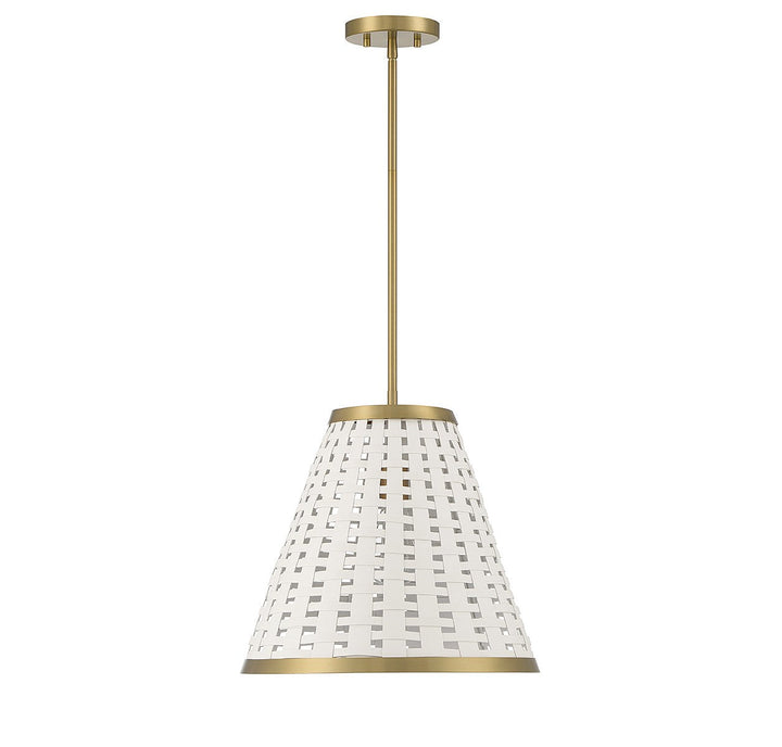 Savoy House Aster 7-3398-1-322 Pendant Light - Warm Brass