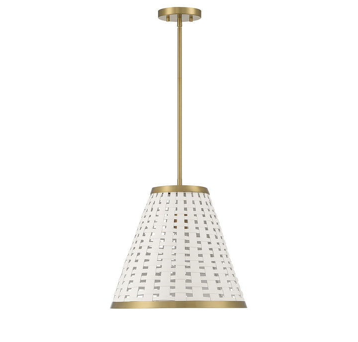 Savoy House Aster 7-3398-1-322 Pendant Light - Warm Brass