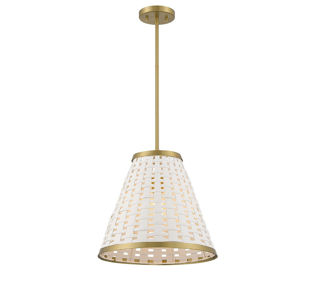 Savoy House Aster 7-3398-1-322 Pendant Light - Warm Brass