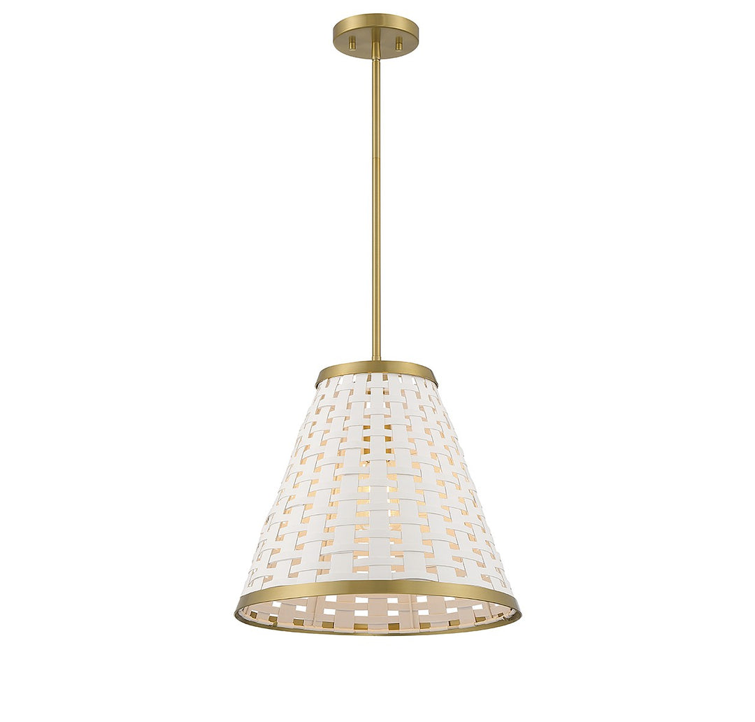 Savoy House Aster 7-3398-1-322 Pendant Light - Warm Brass