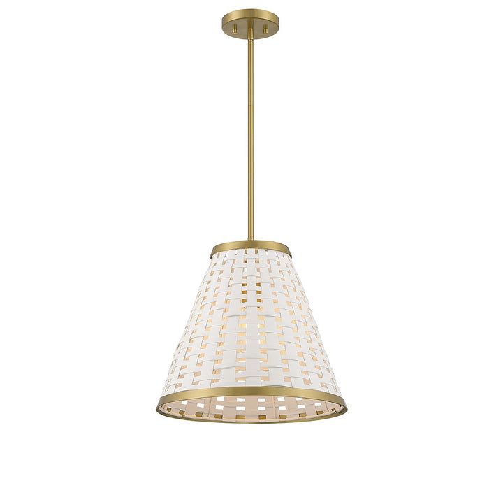 Savoy House Aster 7-3398-1-322 Pendant Light - Warm Brass