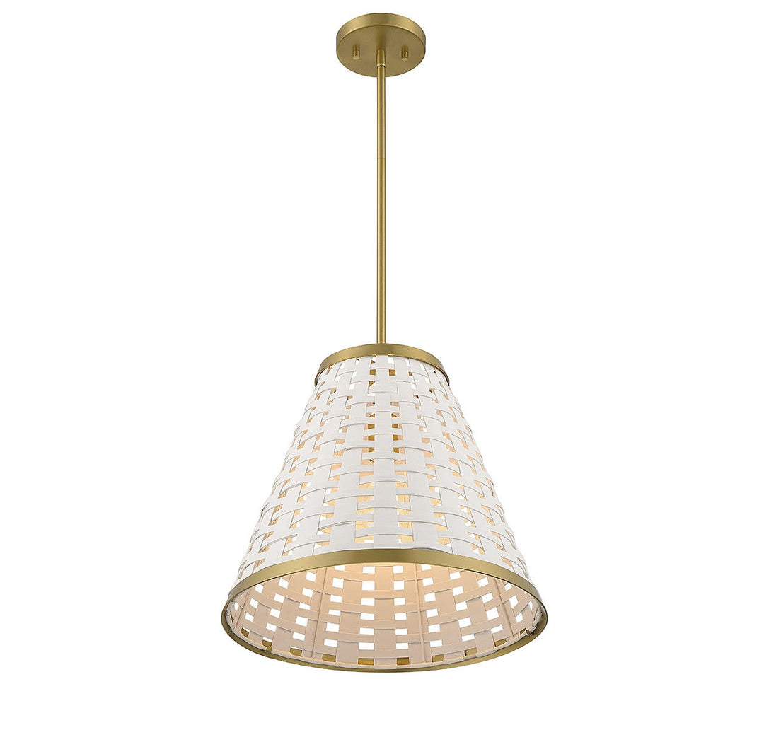 Savoy House Aster 7-3398-1-322 Pendant Light - Warm Brass