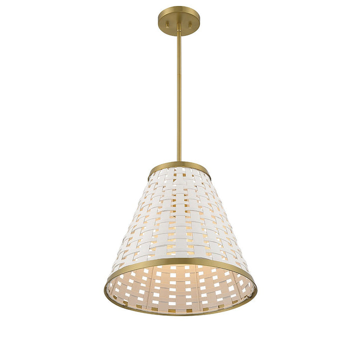 Savoy House Aster 7-3398-1-322 Pendant Light - Warm Brass