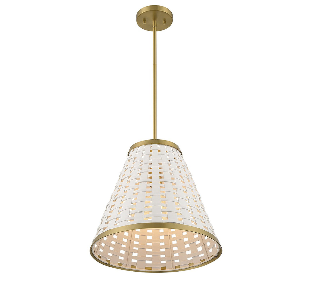 Savoy House Aster 7-3398-1-322 Pendant Light - Warm Brass
