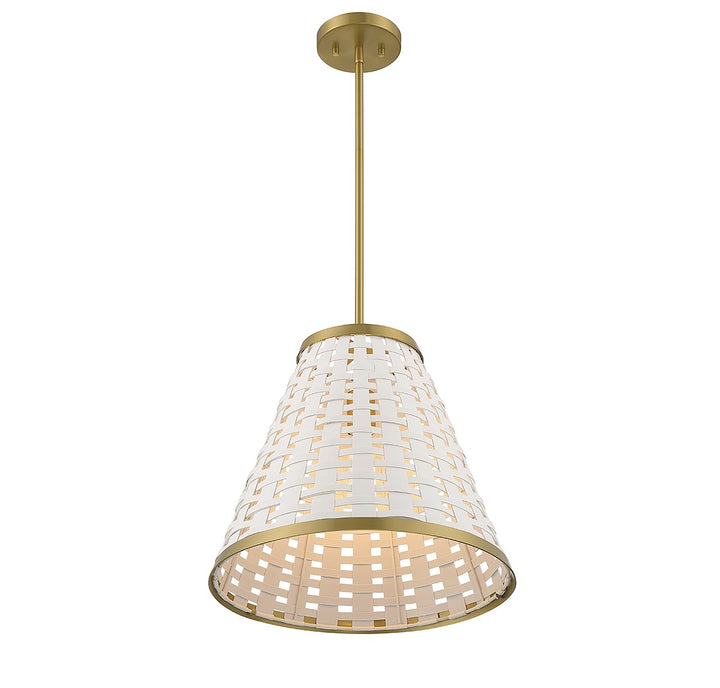 Savoy House Aster 7-3398-1-322 Pendant Light - Warm Brass