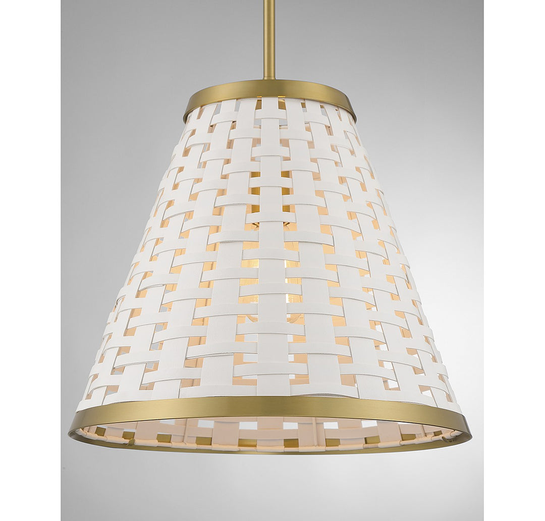 Savoy House Aster 7-3398-1-322 Pendant Light - Warm Brass
