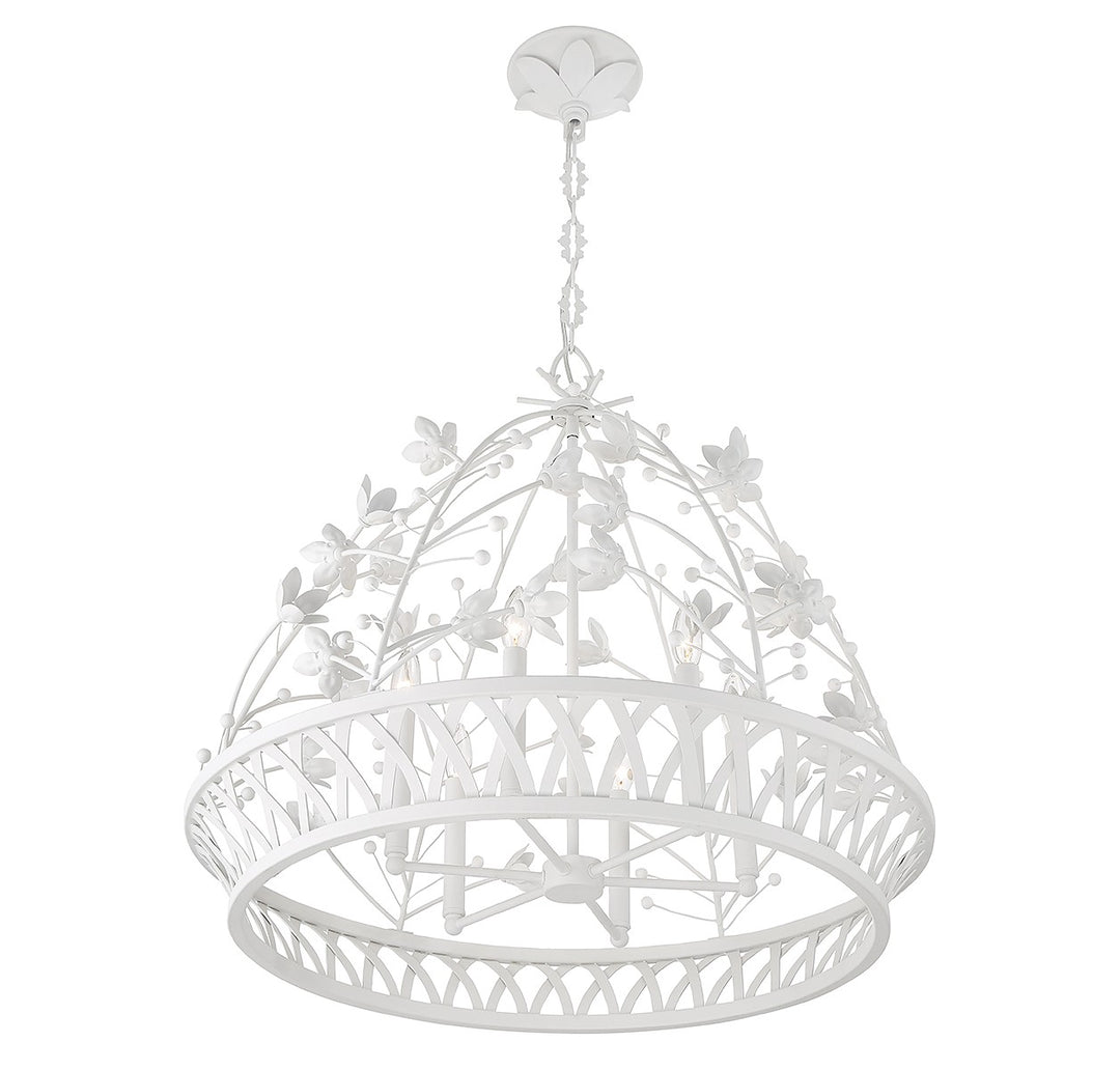 Savoy House Oakmont 7-4618-6-83 Chandelier Light - Bisque White