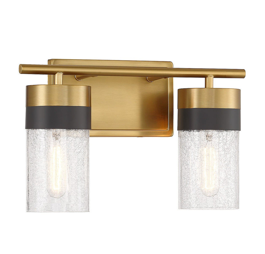 Savoy House Brickell 8-3600-2-322 Bath Vanity Light 14 in. wide - Warm Brass