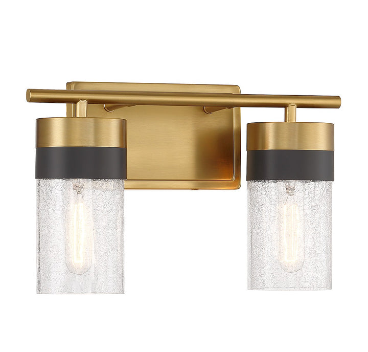 Savoy House Brickell 8-3600-2-322 Bath Vanity Light 14 in. wide - Warm Brass