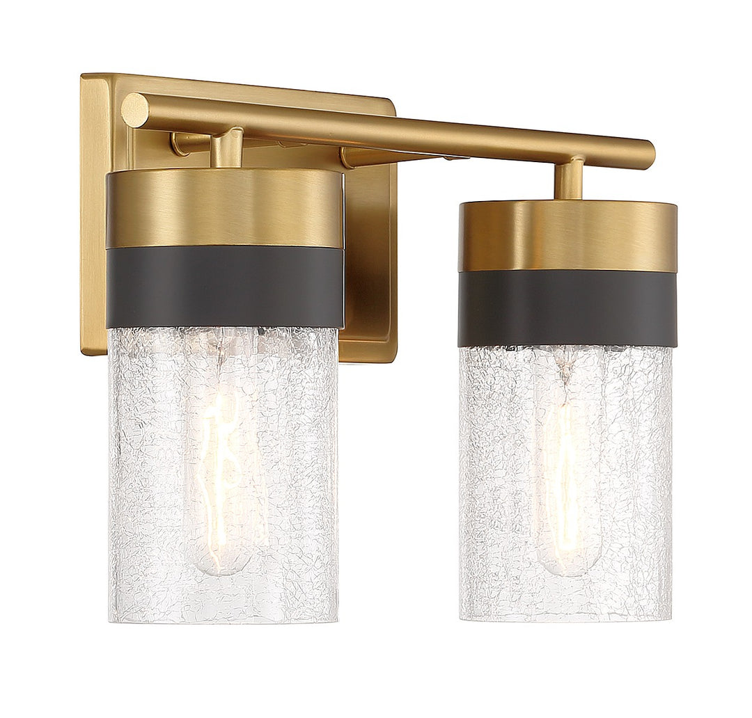 Savoy House Brickell 8-3600-2-322 Bath Vanity Light 14 in. wide - Warm Brass