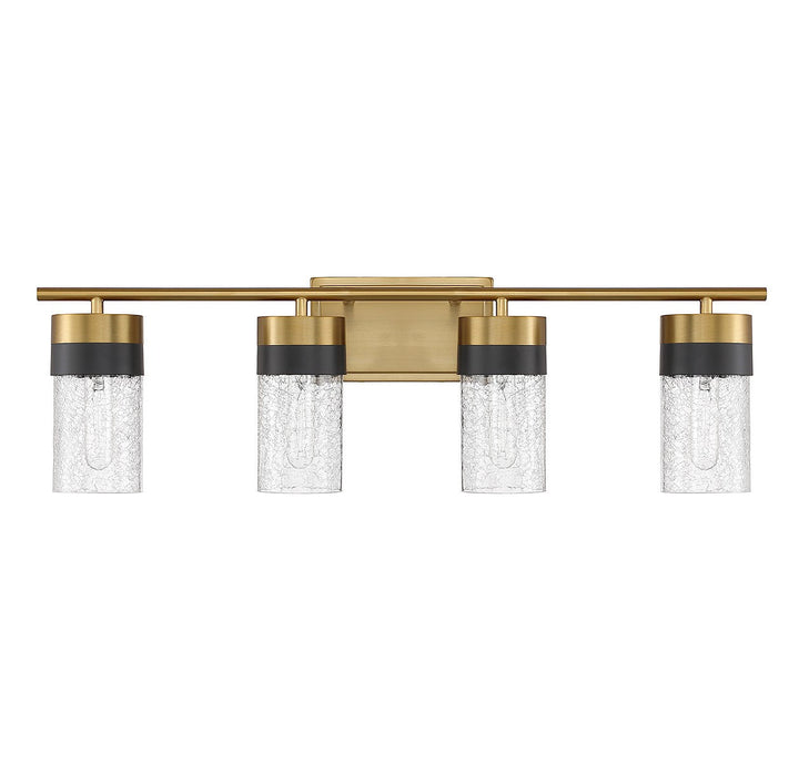 Savoy House Brickell 8-3600-4-322 Bath Vanity Light 30 in. wide - Warm Brass