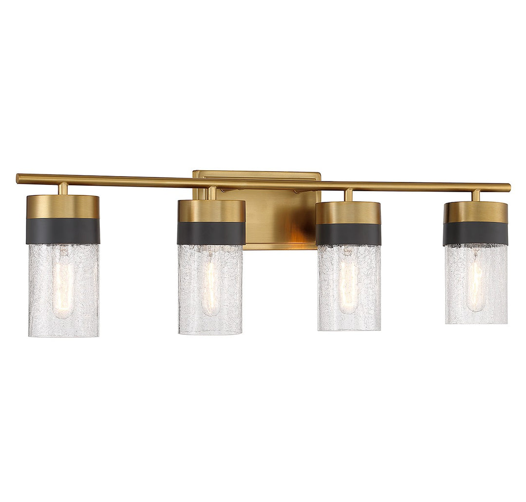 Savoy House Brickell 8-3600-4-322 Bath Vanity Light 30 in. wide - Warm Brass