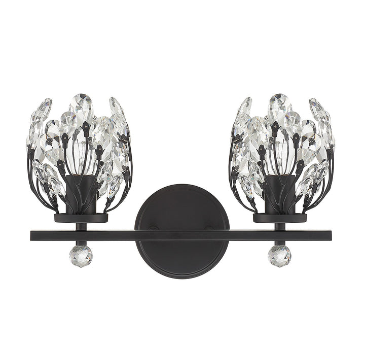 Savoy House Moreno 8-6601-2-BK Bath Vanity Light 16 in. wide - Matte Black