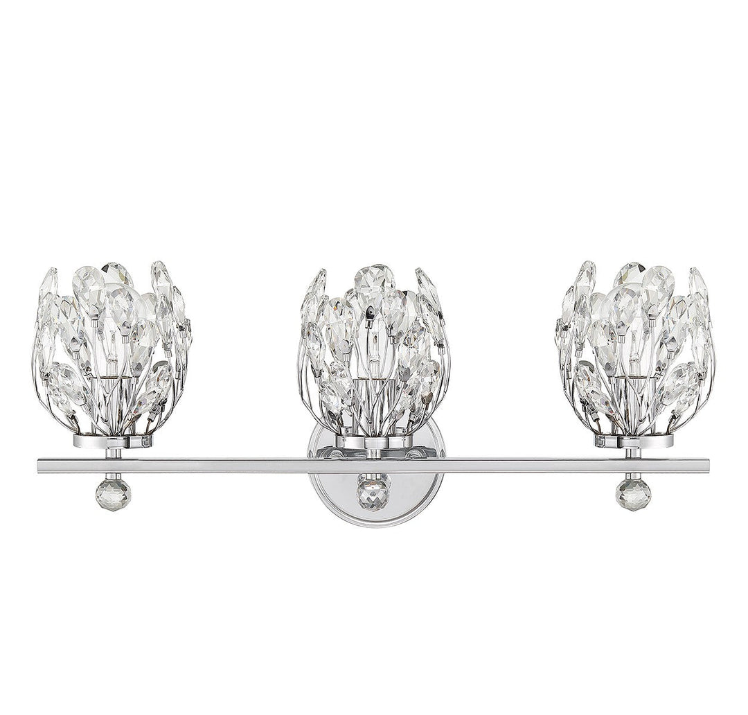 Savoy House Moreno 8-6601-3-11 Bath Vanity Light 24 in. wide - Chrome