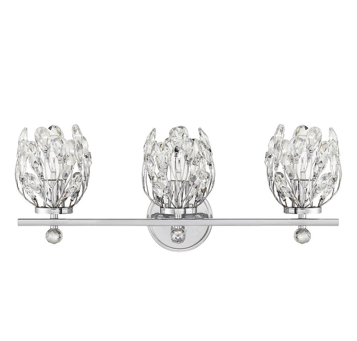 Savoy House Moreno 8-6601-3-11 Bath Vanity Light 24 in. wide - Chrome