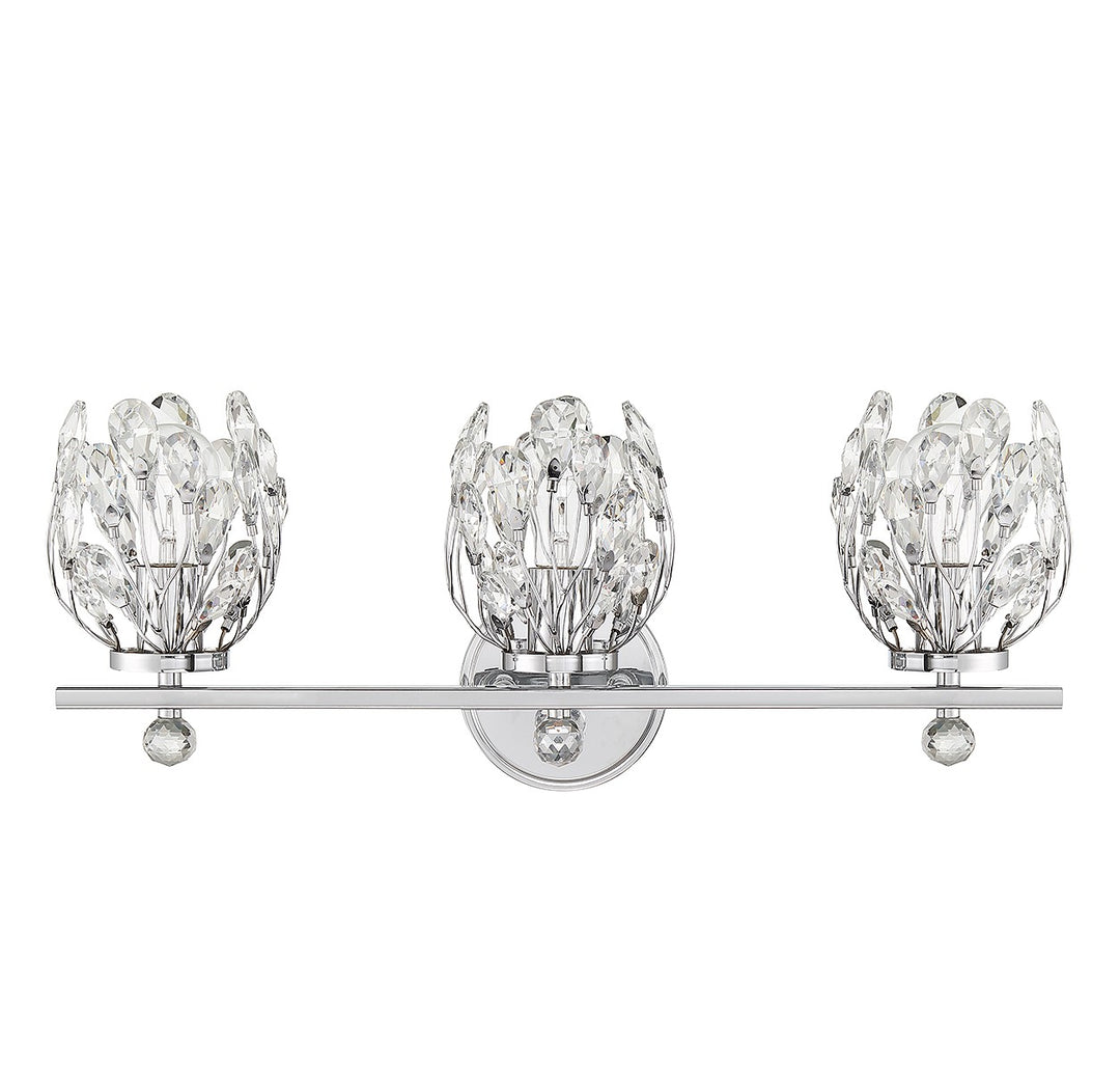 Savoy House Moreno 8-6601-3-11 Bath Vanity Light 24 in. wide - Chrome