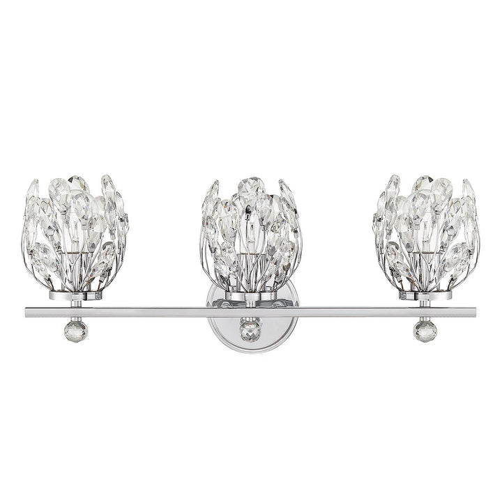Savoy House Moreno 8-6601-3-11 Bath Vanity Light 24 in. wide - Chrome