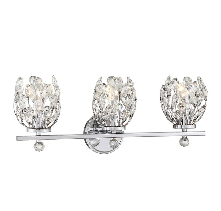 Savoy House Moreno 8-6601-3-11 Bath Vanity Light 24 in. wide - Chrome