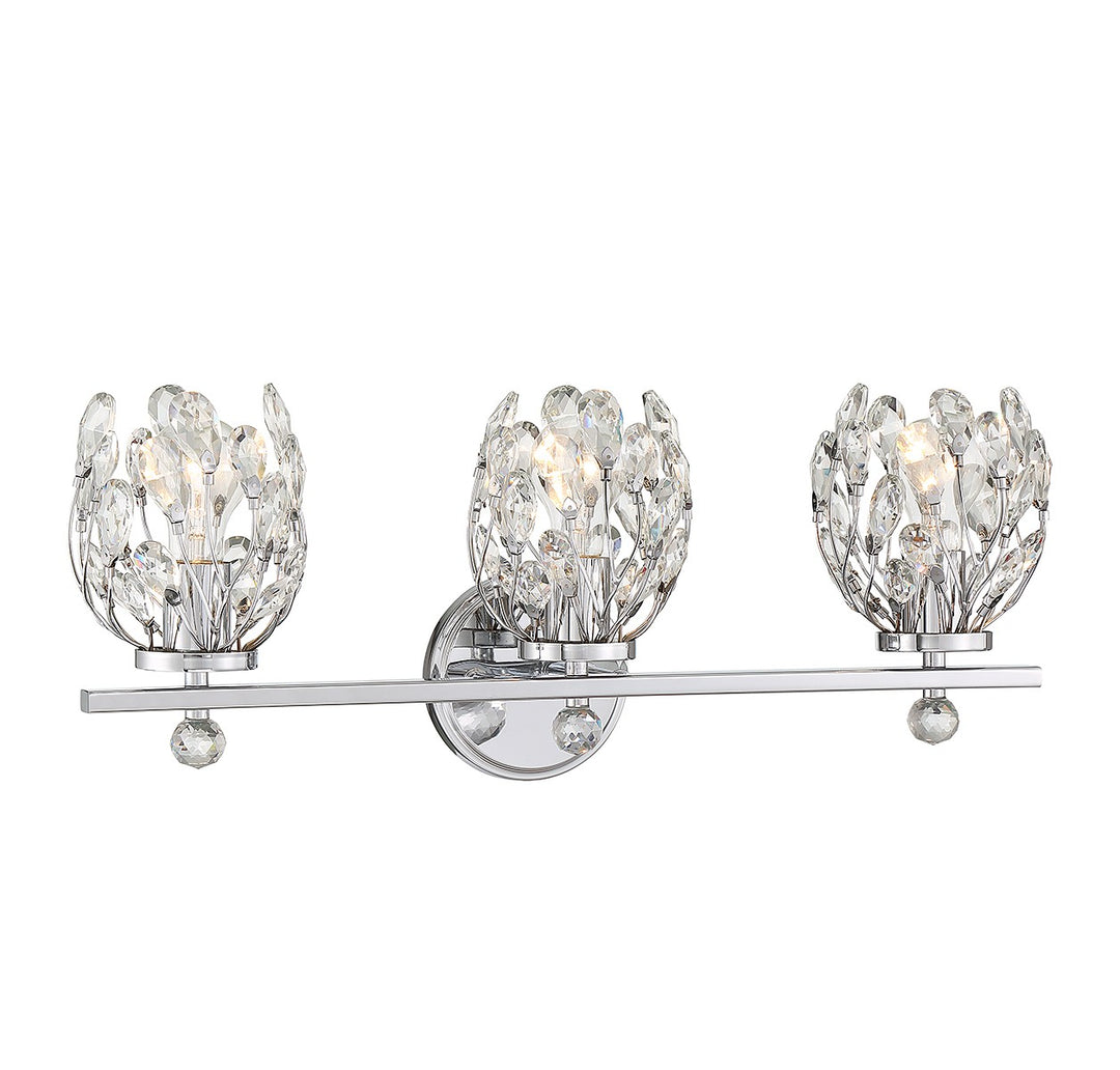 Savoy House Moreno 8-6601-3-11 Bath Vanity Light 24 in. wide - Chrome