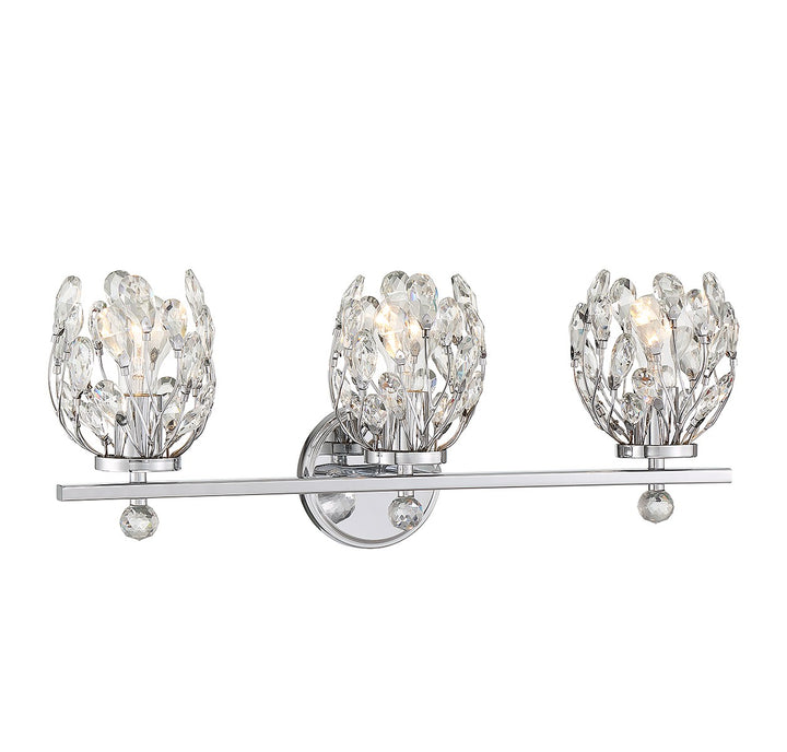 Savoy House Moreno 8-6601-3-11 Bath Vanity Light 24 in. wide - Chrome