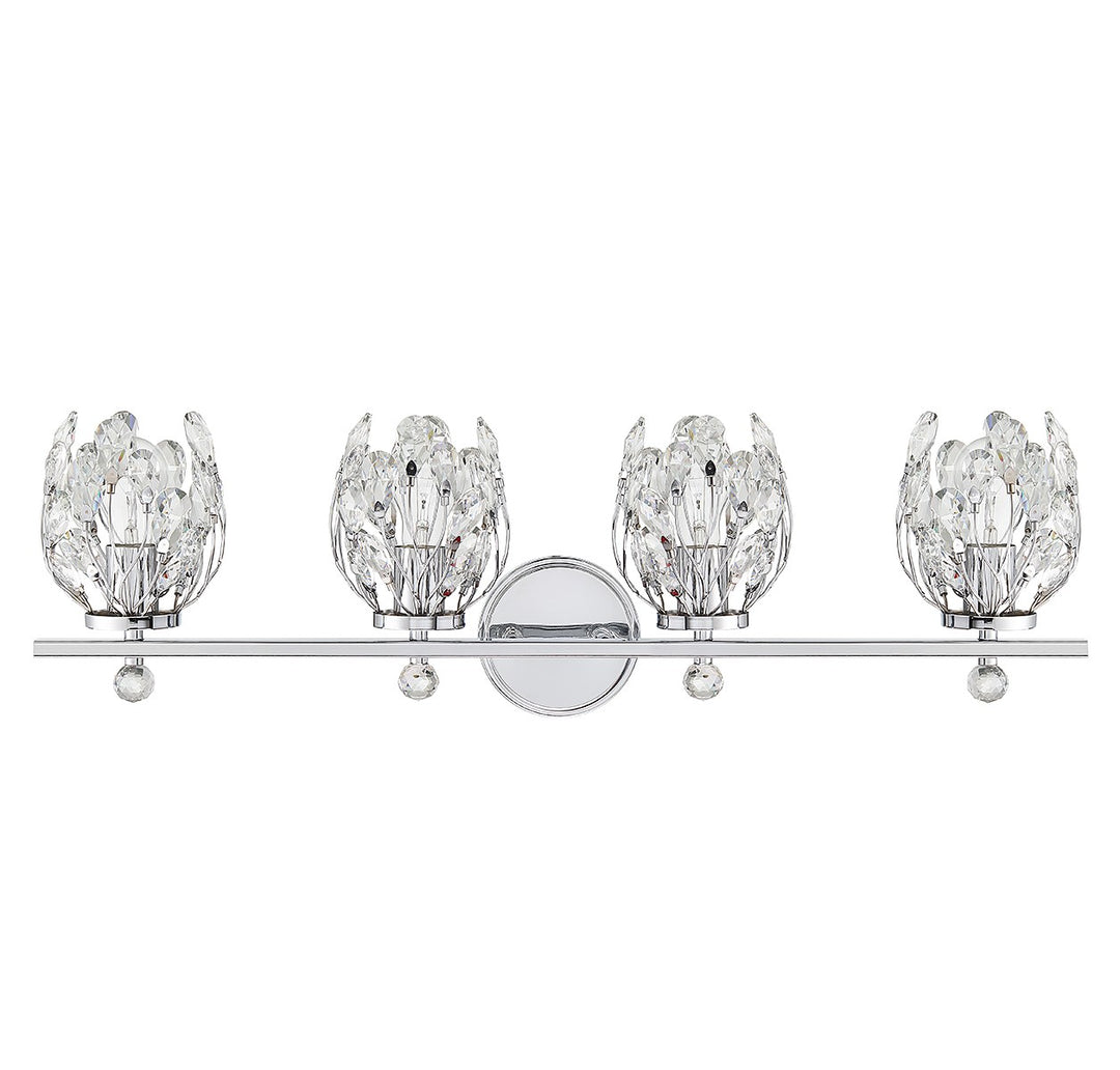 Savoy House Moreno 8-6601-4-11 Bath Vanity Light 31 in. wide - Chrome