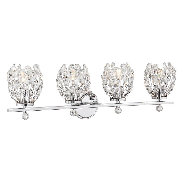 Savoy House Moreno 8-6601-4-11 Bath Vanity Light 31 in. wide - Chrome