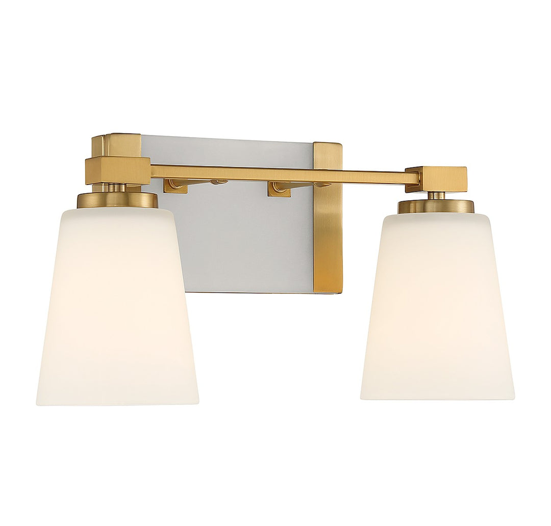 Savoy House Darby 8-6901-2-322 Bath Vanity Light 16 in. wide - Warm Brass