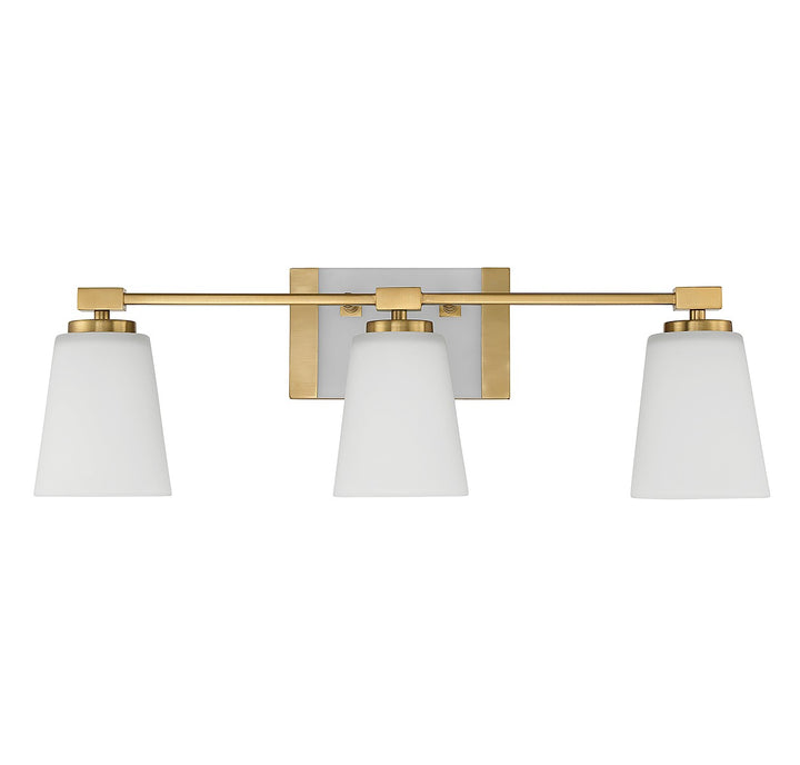 Savoy House Darby 8-6901-3-322 Bath Vanity Light 26 in. wide - Warm Brass