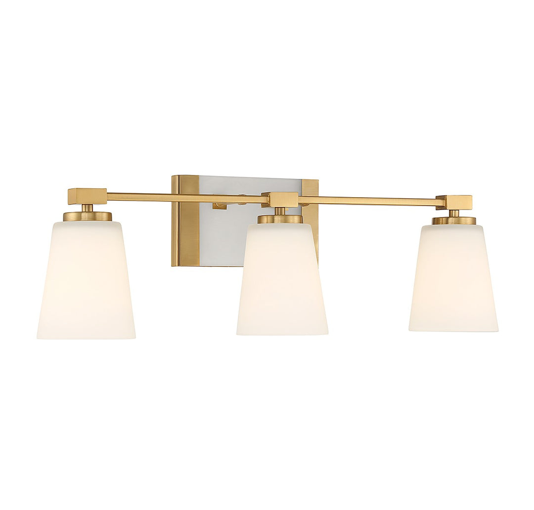 Savoy House Darby 8-6901-3-322 Bath Vanity Light 26 in. wide - Warm Brass