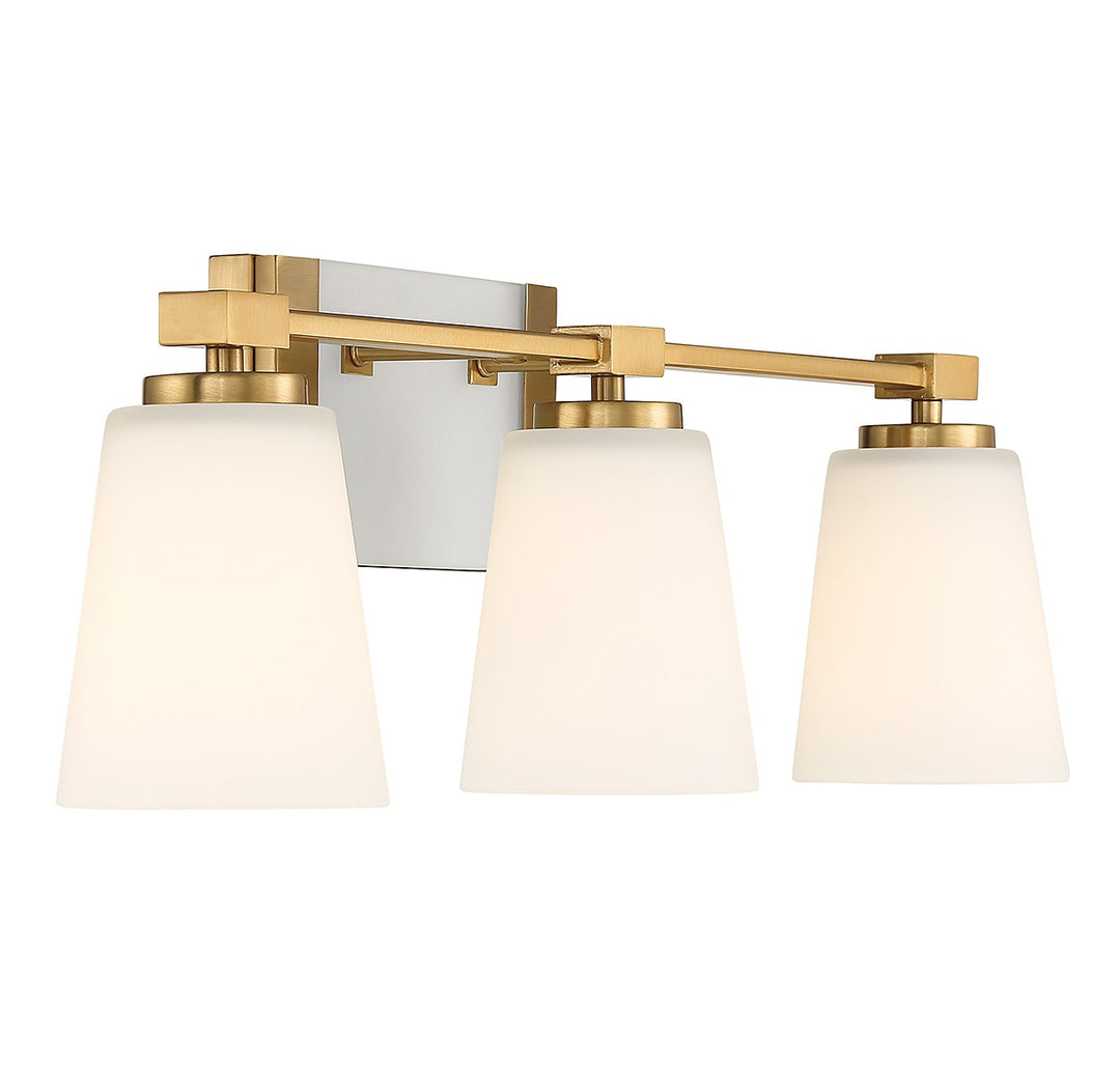 Savoy House Darby 8-6901-3-322 Bath Vanity Light 26 in. wide - Warm Brass
