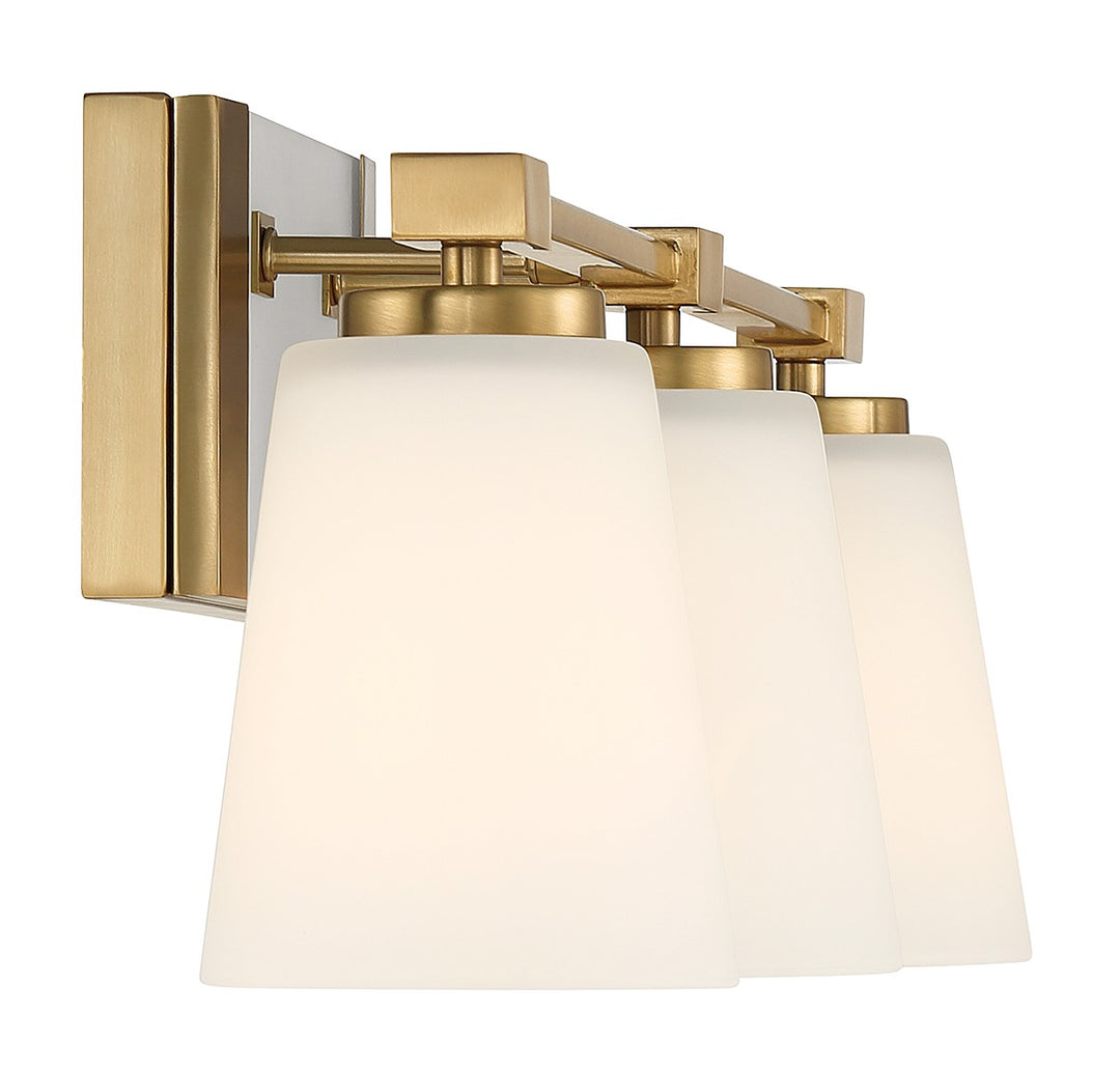 Savoy House Darby 8-6901-3-322 Bath Vanity Light 26 in. wide - Warm Brass