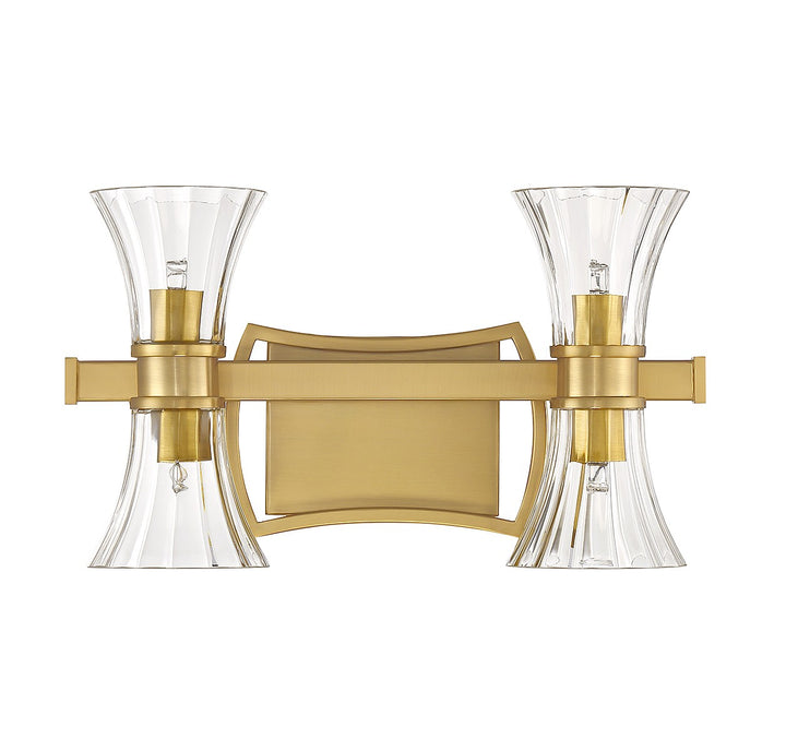 Savoy House Bennington 8-9702-4-322 Bath Vanity Light 16 in. wide - Warm Brass