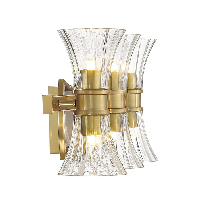Savoy House Bennington 8-9702-6-322 Bath Vanity Light 24 in. wide - Warm Brass