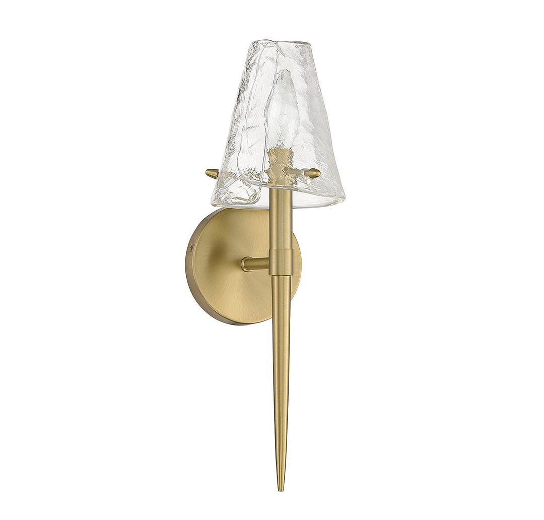 Savoy House Shellbourne 9-2104-1-322 Wall Sconce Light - Warm Brass