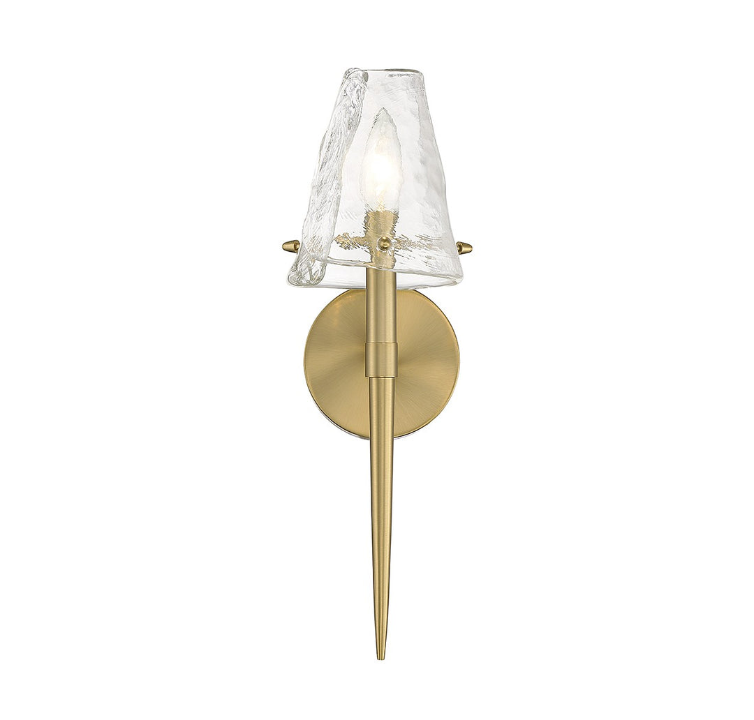 Savoy House Shellbourne 9-2104-1-322 Wall Sconce Light - Warm Brass