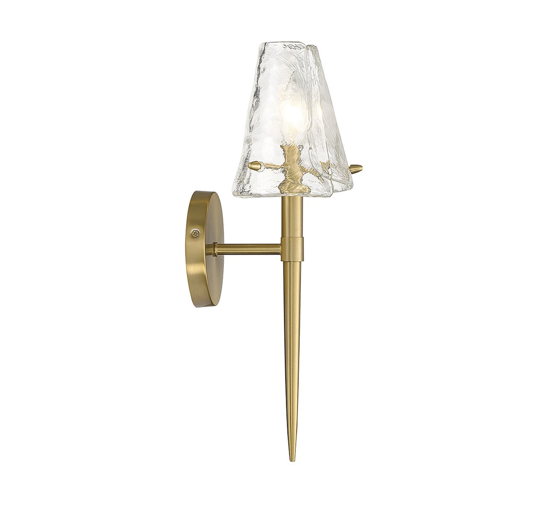 Savoy House Shellbourne 9-2104-1-322 Wall Sconce Light - Warm Brass