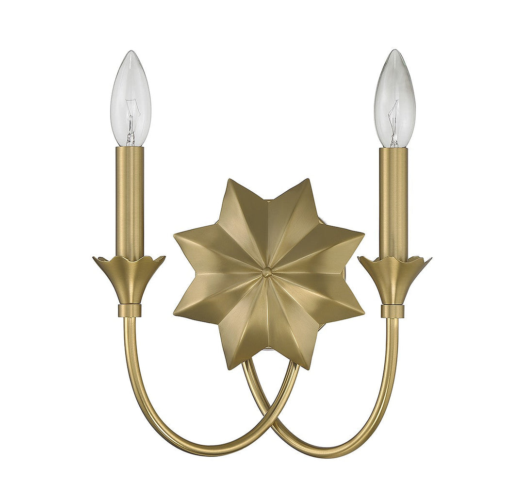 Savoy House Sullivan 9-2204-2-322 Wall Sconce Light - Warm Brass