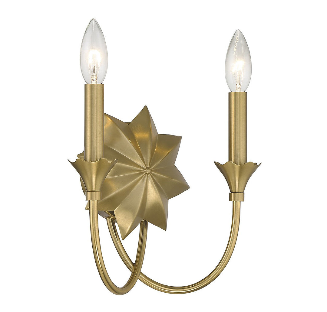 Savoy House Sullivan 9-2204-2-322 Wall Sconce Light - Warm Brass