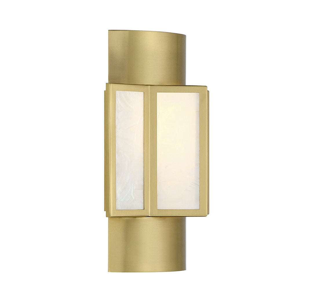 Savoy House Gideon 9-3164-2-322 Wall Sconce Light - Warm Brass