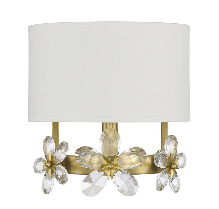 Savoy House Dahlia 9-4364-1-322 Wall Sconce Light - Warm Brass