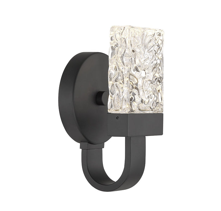 Savoy House Kahn 9-6624-1-89 Wall Sconce Light - Matte Black