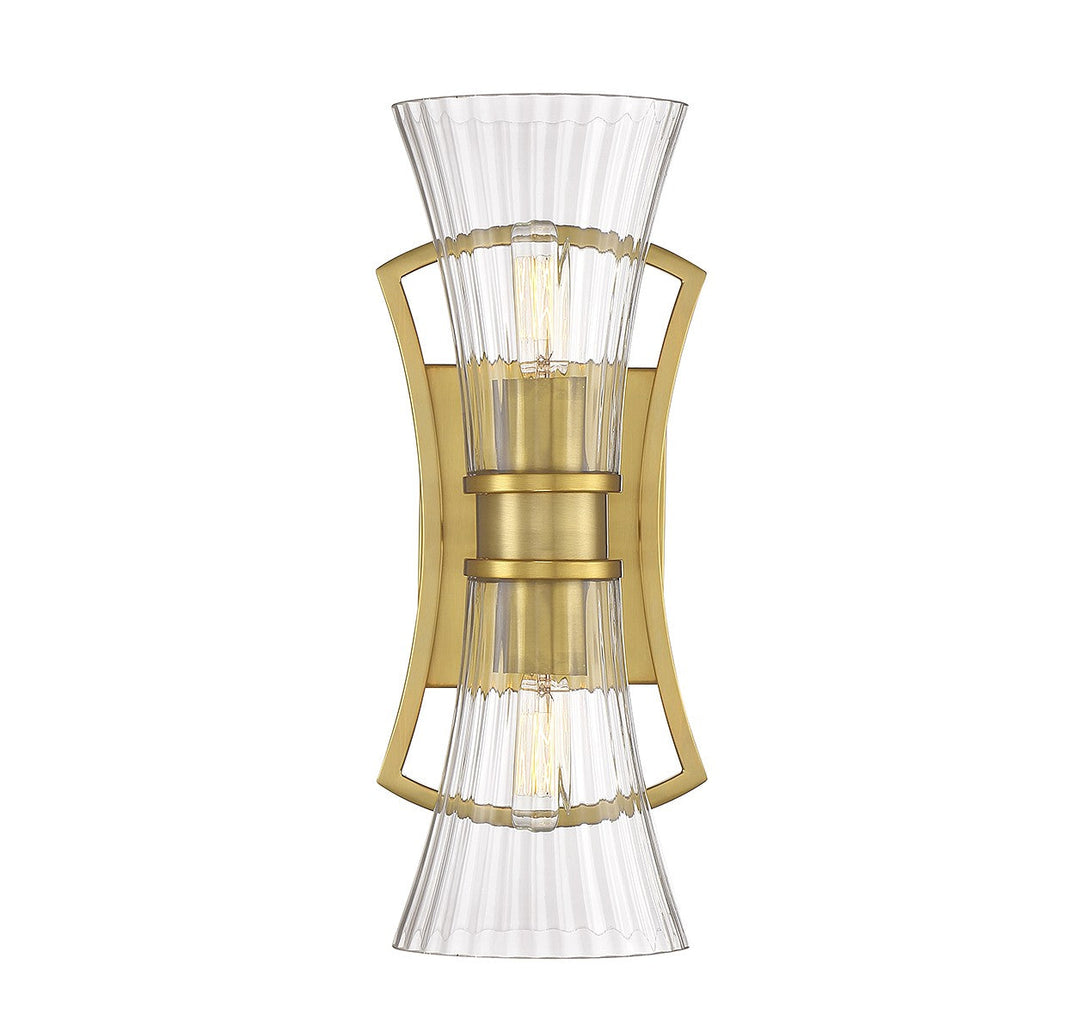 Savoy House Bennington 9-9702-2-322 Wall Sconce Light - Warm Brass