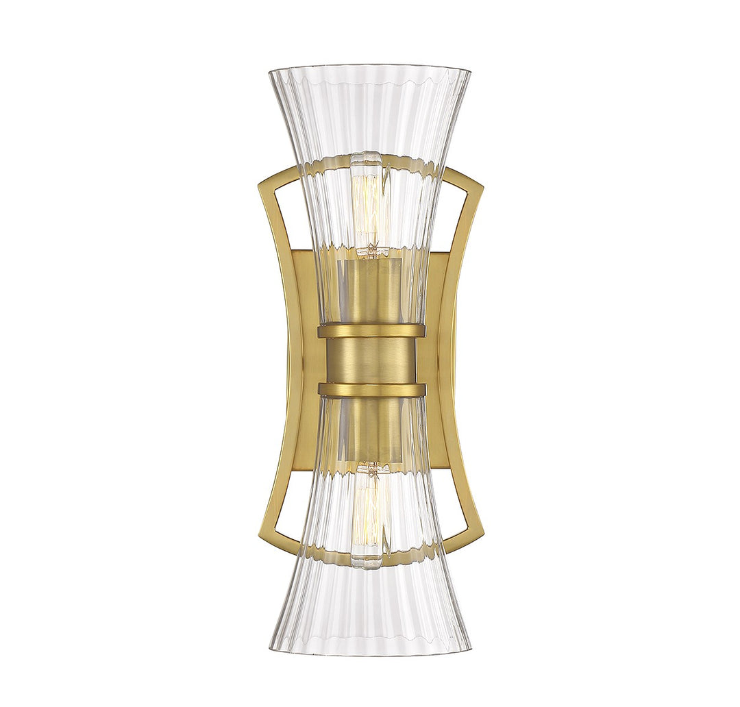 Savoy House Bennington 9-9702-2-322 Wall Sconce Light - Warm Brass